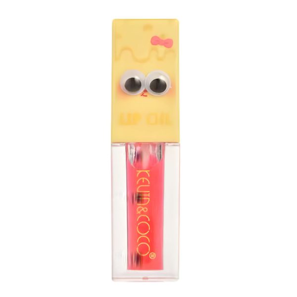Ulei de Buze, Kevin&Coco, Lip Oil, Hidratant si Lucios, Efect Natural, Textura Usoara, Non-Lipicios, 27.1 g, 8.2 x 2 x 2 cm, Roz