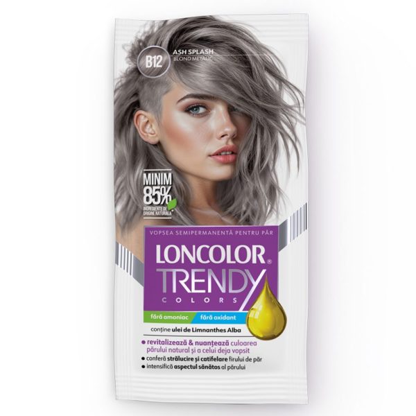 Loncolor Trendy Nuantator B12 Gri Coldwaves 2 X 25 ml