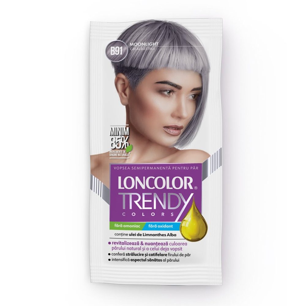 Loncolor Trendy Nuantator B91 Gri Albastrui 2 X 25 ml