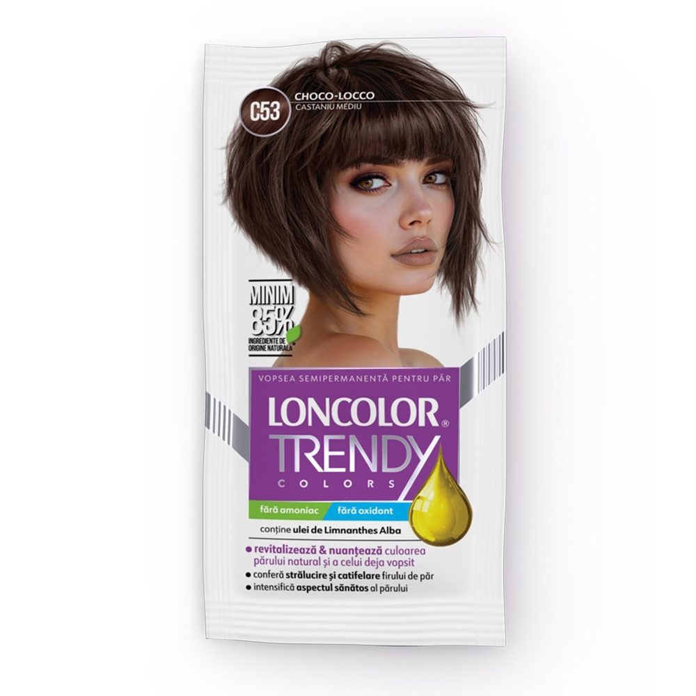 Loncolor Trendy Nuantator C53 Castaniu Mediu 2 X 25 ml