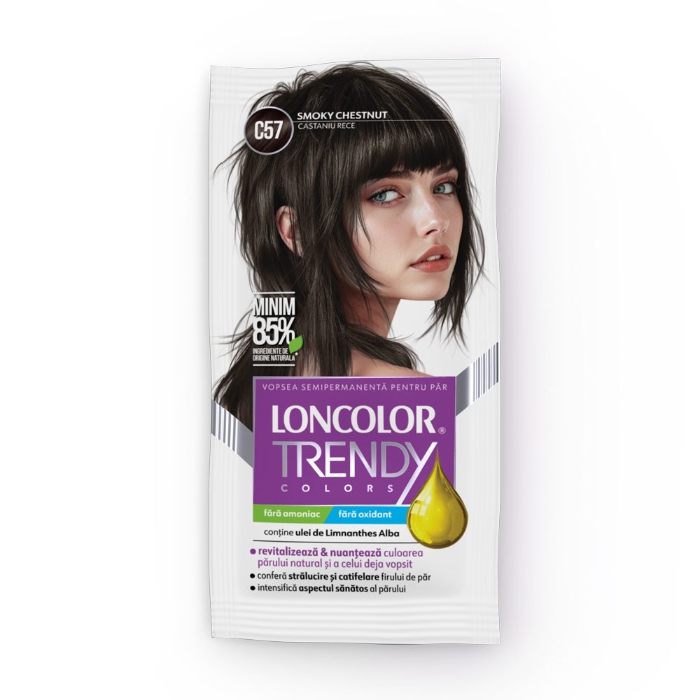Loncolor Trendy Nuantator C57 Castaniu Rece 2 X 25 ml
