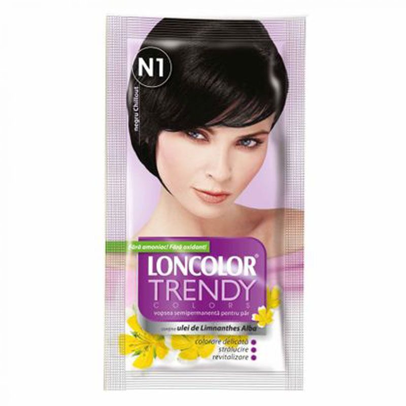 Loncolor Trendy Nuantator N1 Negru Chillout 2 X 25 ml