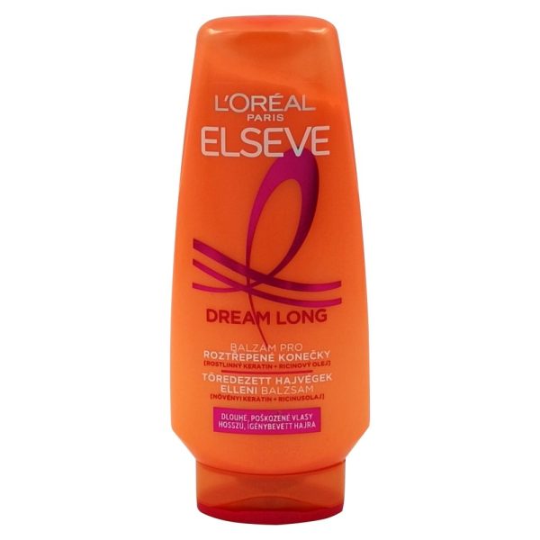Balsam, LOREAL, Elseve Dream Long Descurcare Instanta Keratina Vitamine Ulei de Ricin, 200 ml