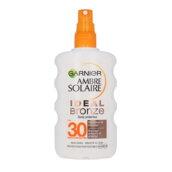 Lotiune de Corp, Garnier Ambre Solaire, Spray 200 ml Ideal Bronze Spf30