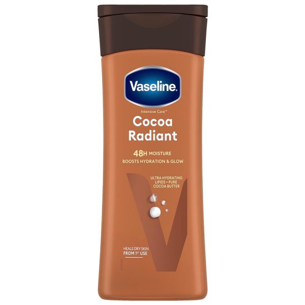Lotiune de Corp, Vaseline, 400 ml, cu Unt de Cacao, Cocoa Radiant