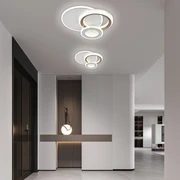 Lustra LED NYXORA 44W, 3 Cercuri, lumina Rece/Calda/Neutra, Alb