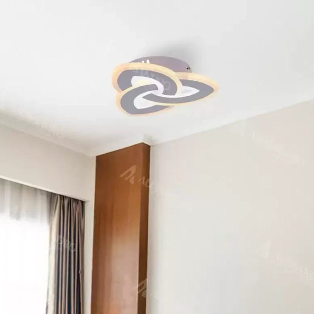 Lustra LED SAGEATA 48W, Diametru 20cm, lumina Rece/Calda/Neutra, Alb