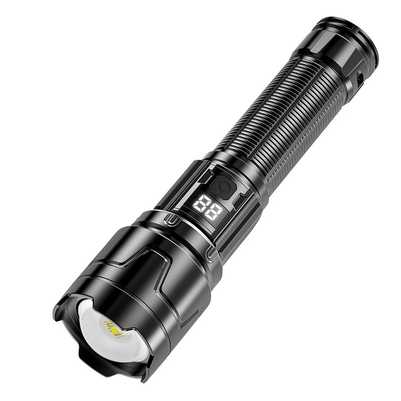 Lanternă Flippy P50 cu zoom telescopic, afișaj digital și ieșire magnetică  Model 117