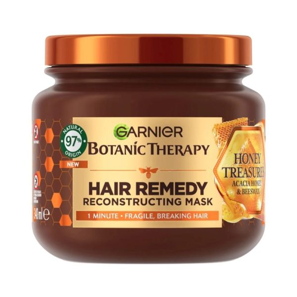 Masca pentru Par, Botanic Therapy, 340 ml Honey Treasures