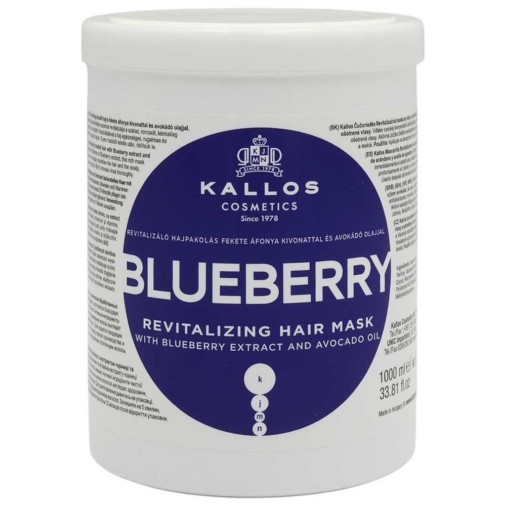 Masca pentru Par, Kallos, 1000 ml Blueberry