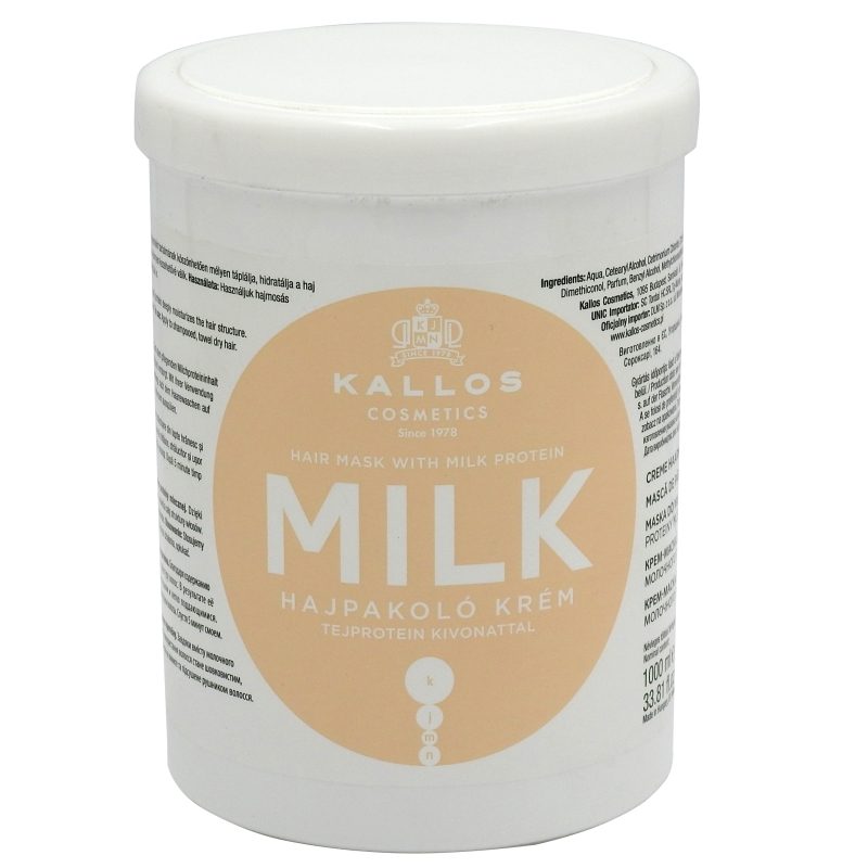 Masca pentru Par, Kallos, 1000 ml Milk