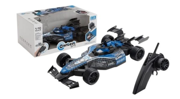 Masina Formula 1 Cu Telecomanda, Masina RC Sport Cu Design F1 Si Control Wireless, Masina De Curse Rapida Cu Telecomanda Si Directie Precisa, Jucarie Auto Interactiva Pentru Copii 3+ Ani, Albastru