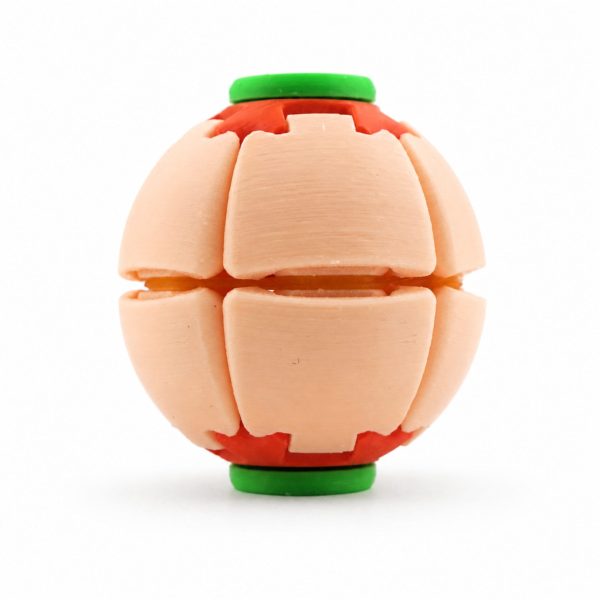 Minge Senzorială Antistres Rotativă 3D, Flippy, Tip Fidget Spinner, cu Sistem de Apăsare și Rotire, Design Interactiv, Apticot
