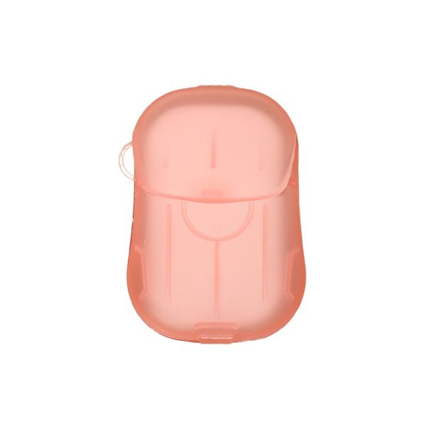 Mini Cutie de Sapun din Hartie, Flippy, de Unica Folosinta, Portabila, Potrivit pentru Calatorii, 20 buc, Portocaliu Caisa
