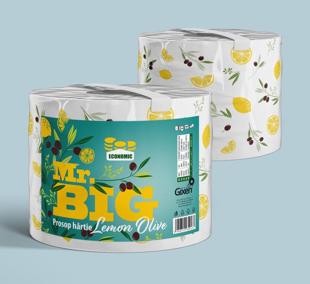 Mr Big Prosop Bucatarie 2STR Lemon Olive