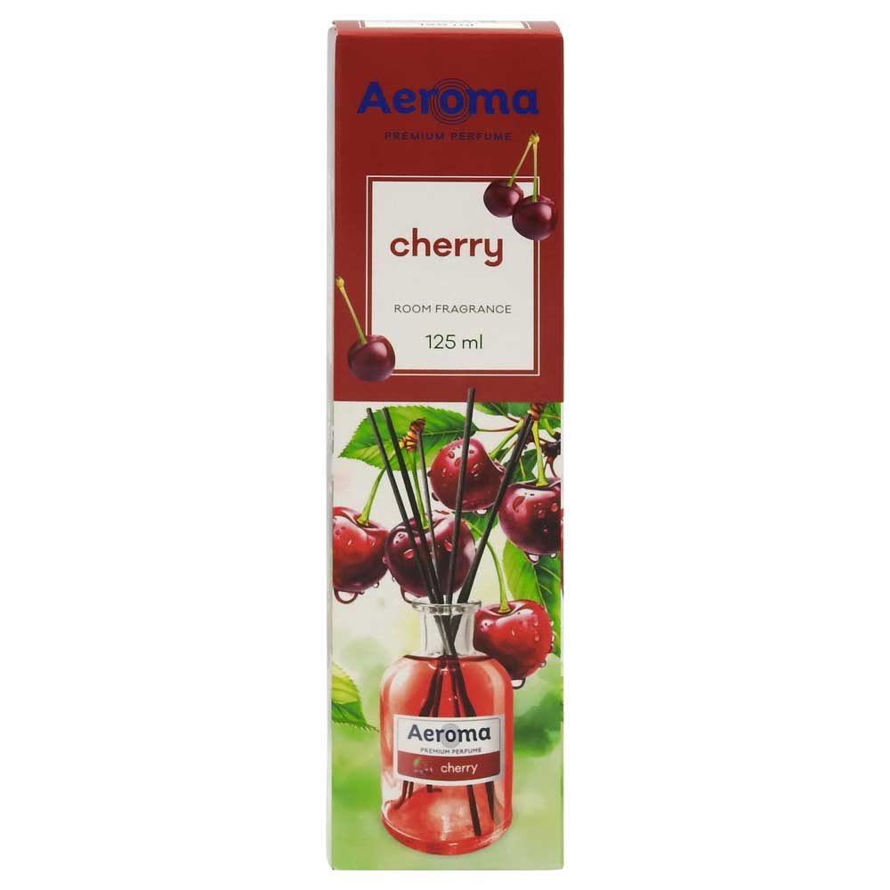 Odorizant Premium cu Betisoare, Aeroma, Odorizant de Casa, 125 ml, Aroma Cherry