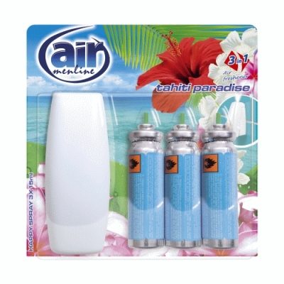 Odorizant, Air, Camera Ap, 3 Rezerva 3 X 15 ml Tahiti Paradise