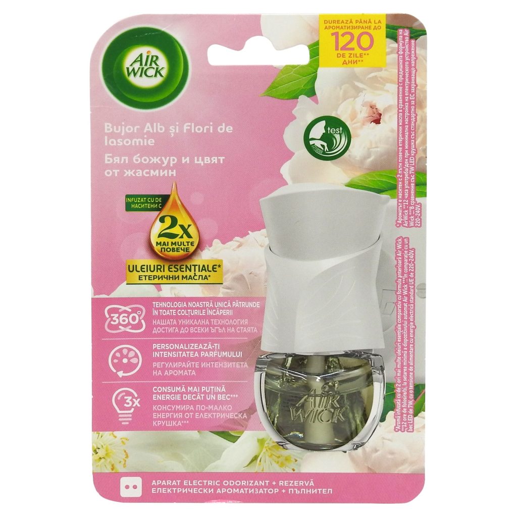 Odorizant, Airwick, Ap, Rez 19 ml Bujor Alb si Flori de Iasomie