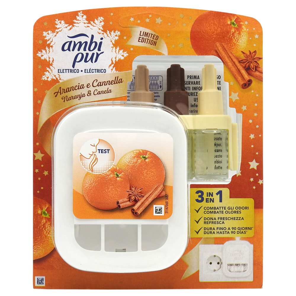 Odorizant, Ambi Pur, Camera 3VOLUTION Ap, Rezerva 20 ml Arancia Cannela