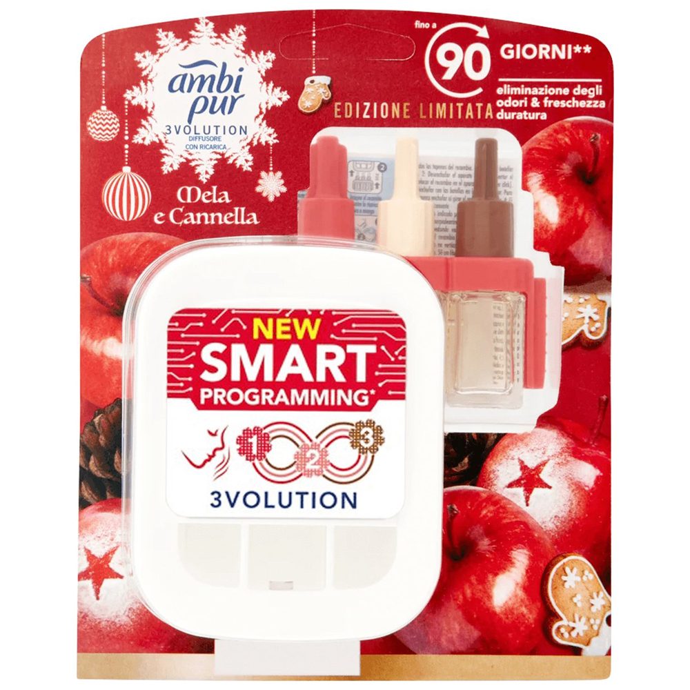 Odorizant, Ambi Pur, Camera 3VOLUTION Ap, Rezerva 20 ml Manzana Canela
