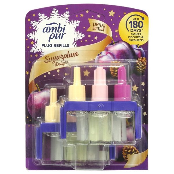 Odorizant, Ambi Pur, Camera 3VOLUTION Rezerva 2 X 20 ml Sugarplum Delight