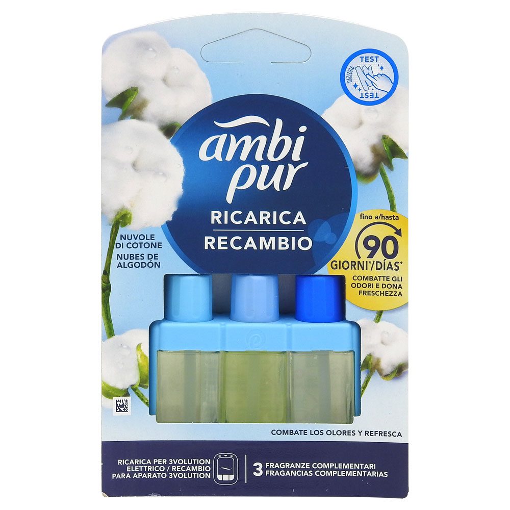 Odorizant, Ambi Pur, Camera 3VOLUTION Rezerva 20 ml Cotton Flower