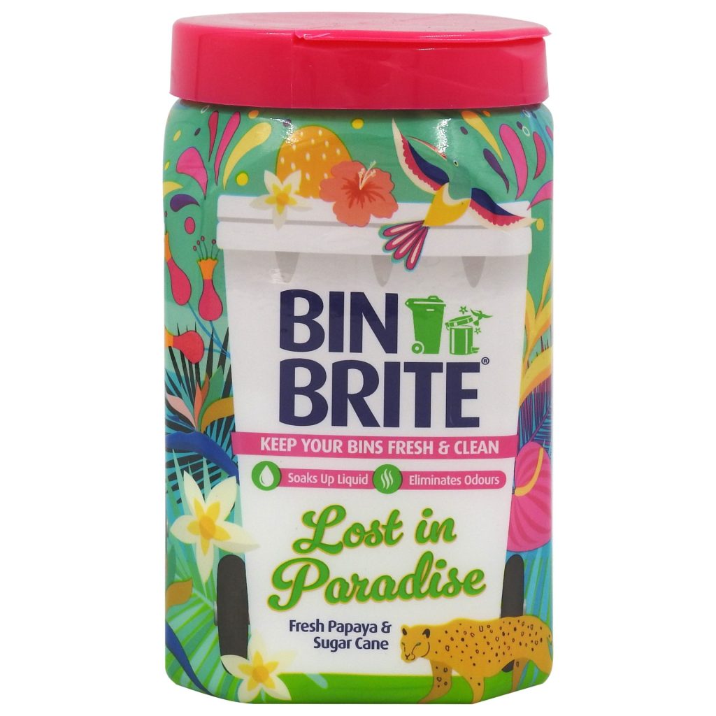 Odorizant, Bin Brite, Pubela 500 g Lost in Paradise