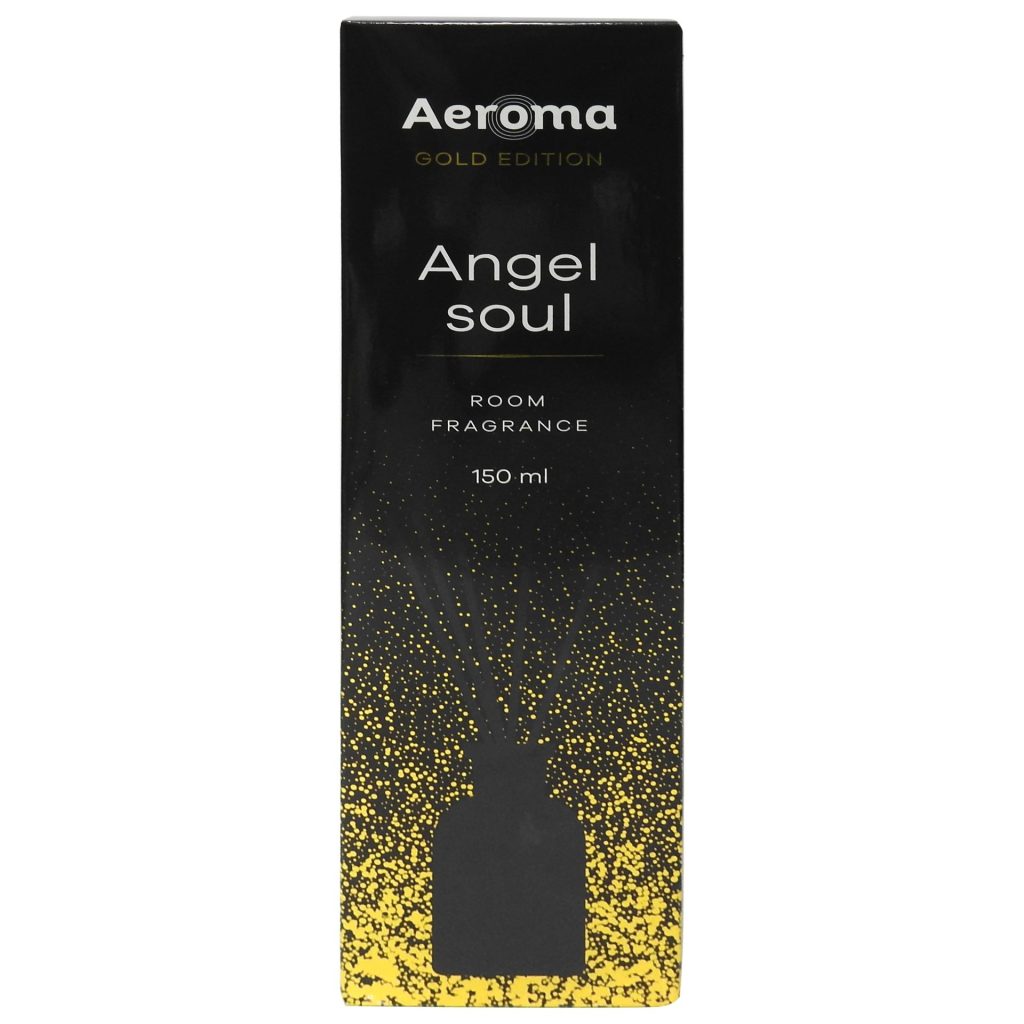 Odorizant Camera cu Difuzor, Aeroma Luxury Gold, 150 ml Angel Soul