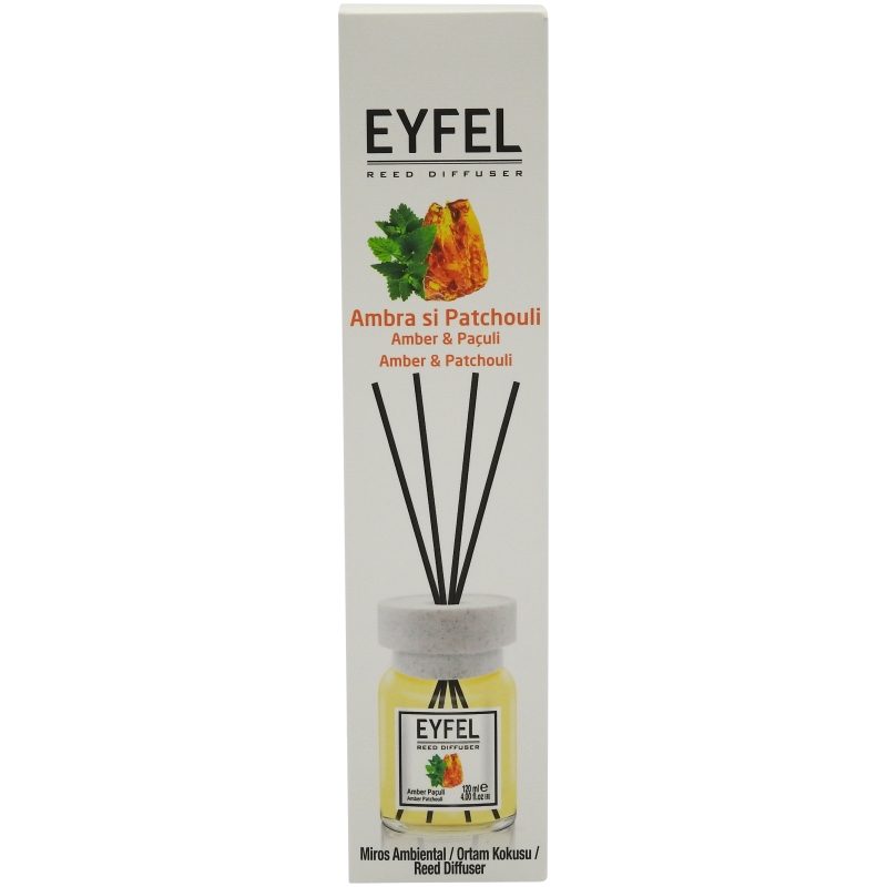 Odorizant Camera cu Difuzor, Eyfel, 120 ml Ambra Patchouli