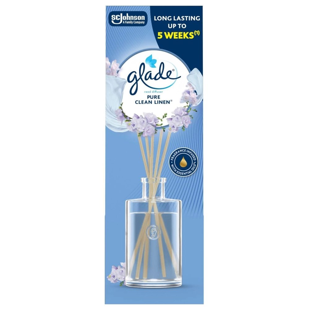 Odorizant Camera cu Difuzor, Glade, 50 ml Clean Linen