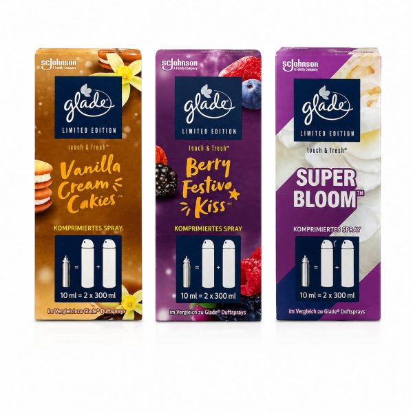 Odorizant, Glade Microspray, Camera Rezerva 10 ml Superbloom, Diverse Arome