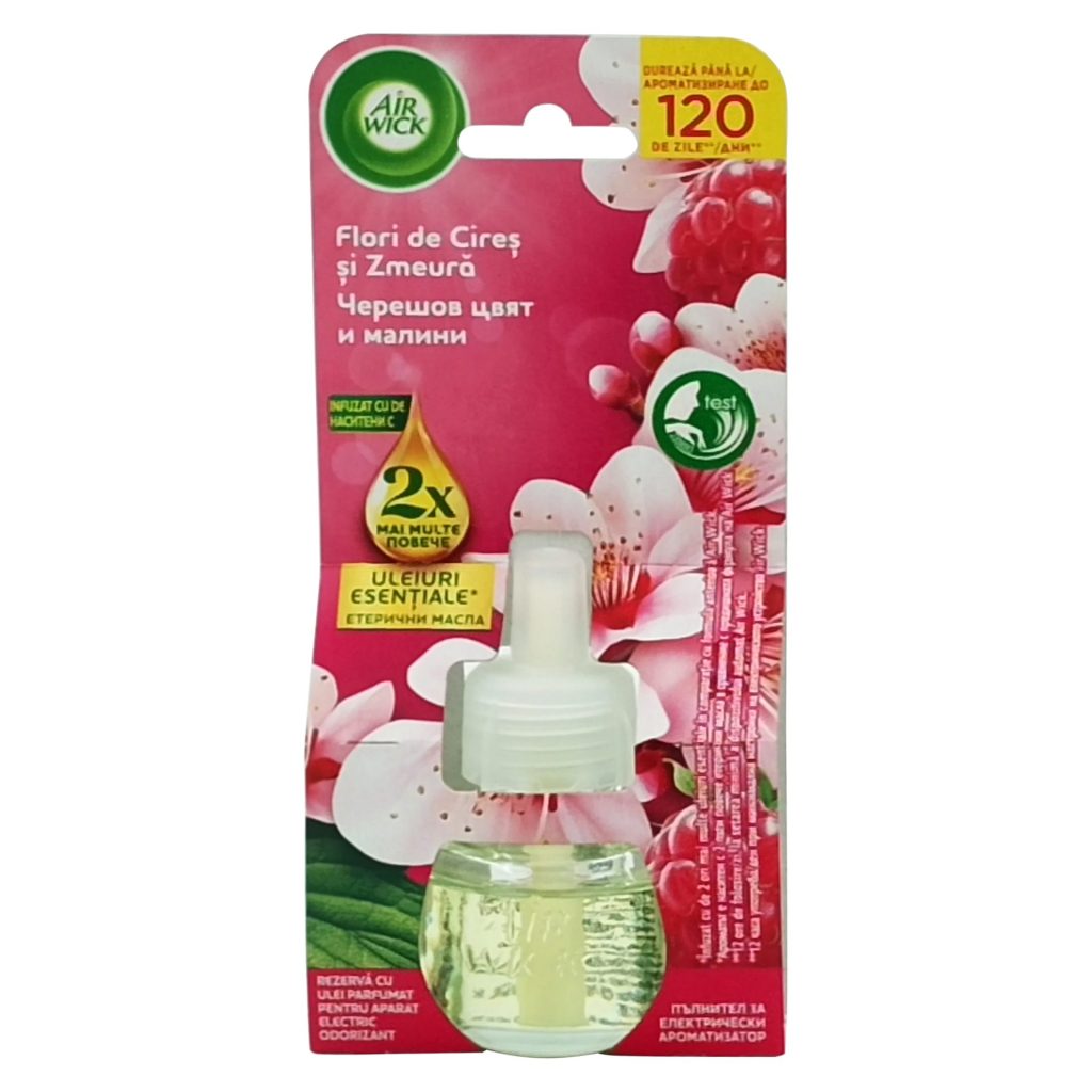 Odorizant Rezerva, Airwick, 19 ml Flori de Cires si Zmeura