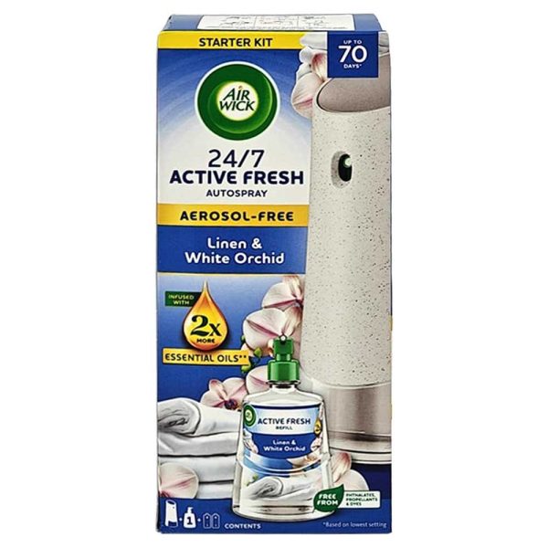 Odorizant Spray, Airwick, Ap, Rez 228 ml Fresh Linen White Orchid