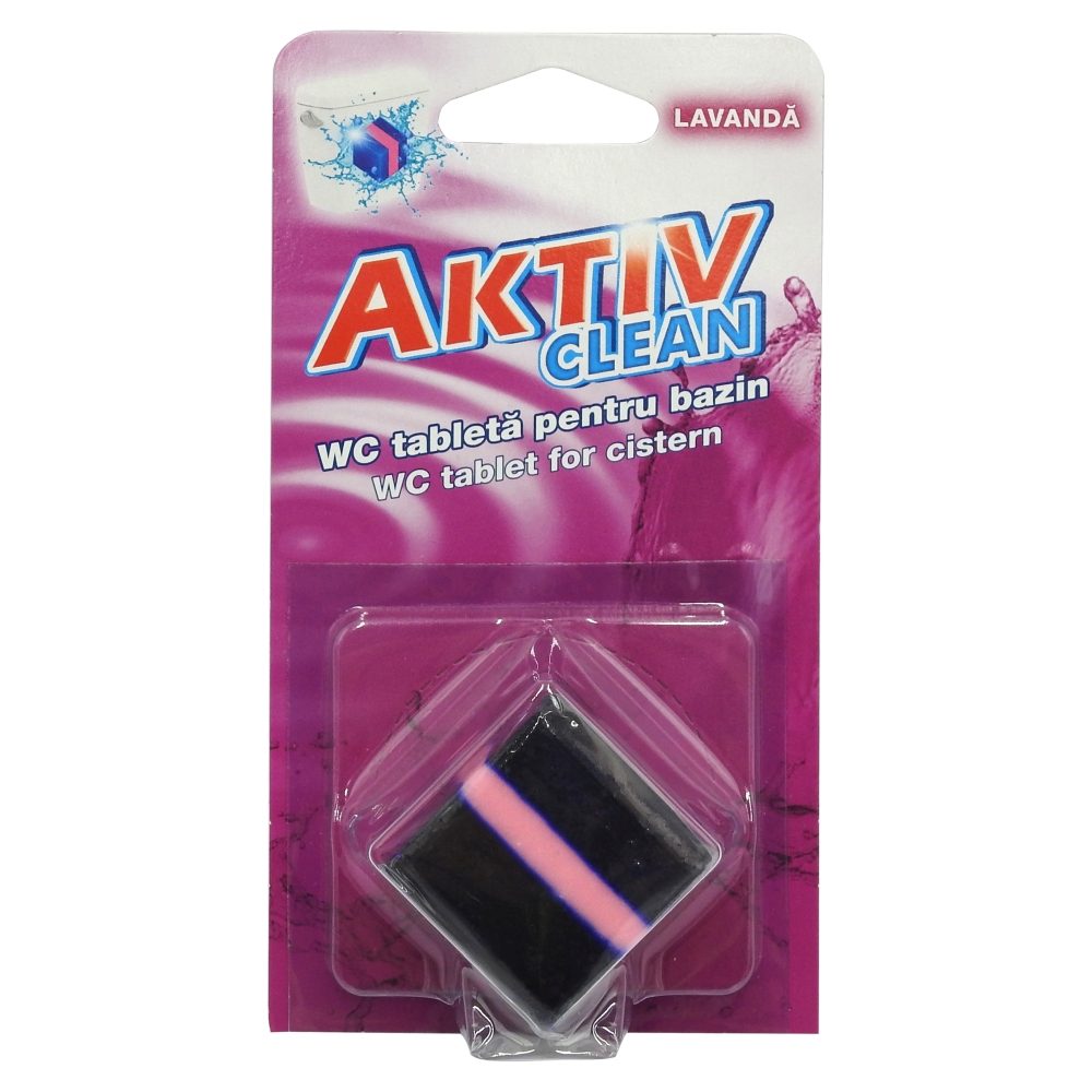 Odorizant WC, Aktiv Clean, Tableta 50 g Lavanda