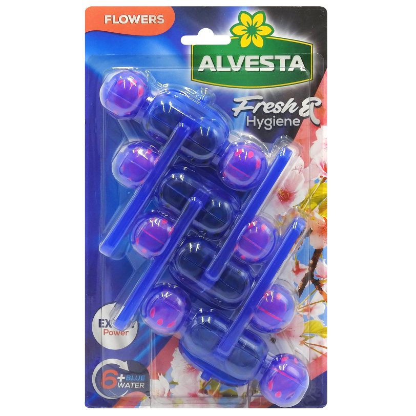Odorizant WC, Alvesta, Bile 4 X 55 g Color Flowers