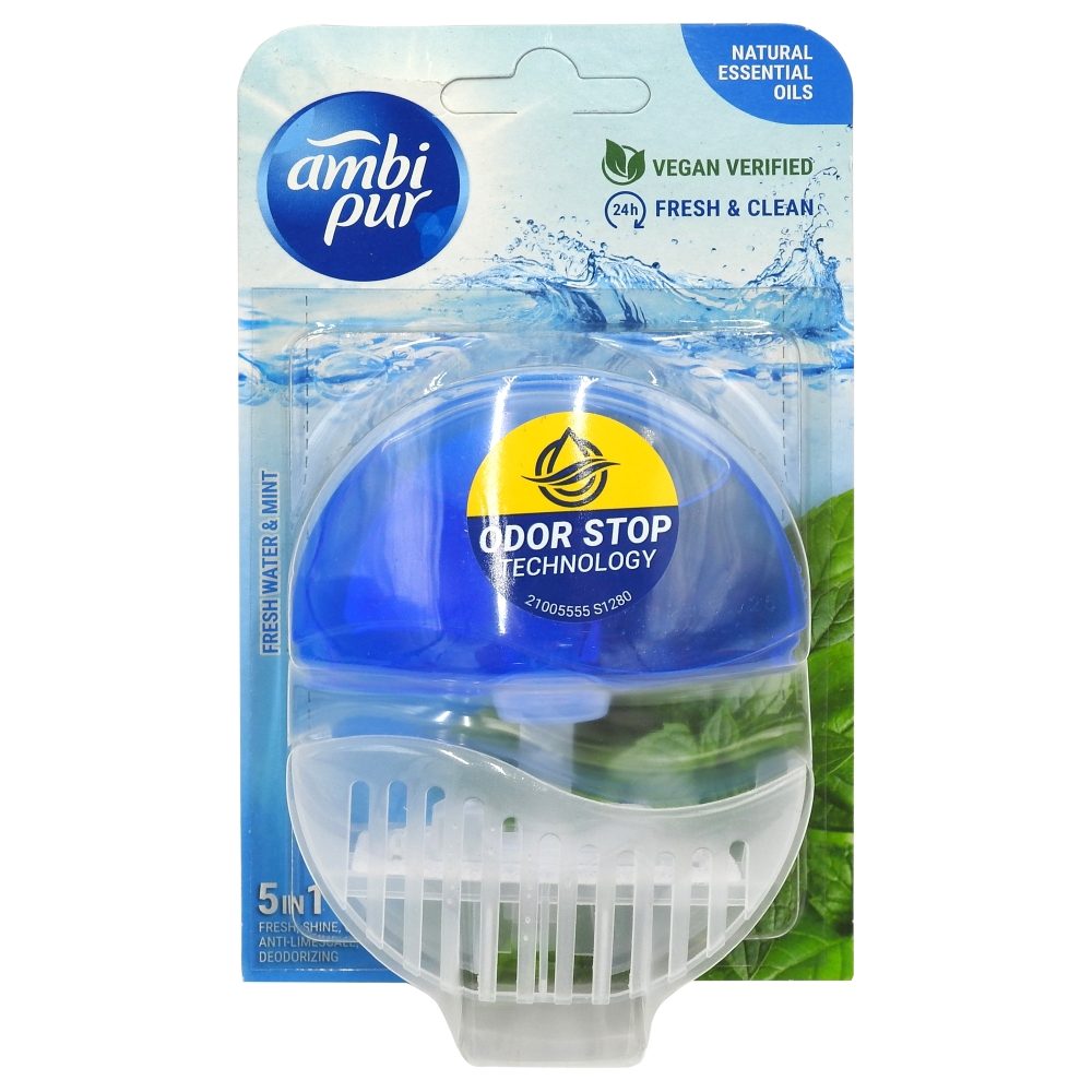 Odorizant WC, Ambi Pur, 5in1 55 ml Fresh Water Mint