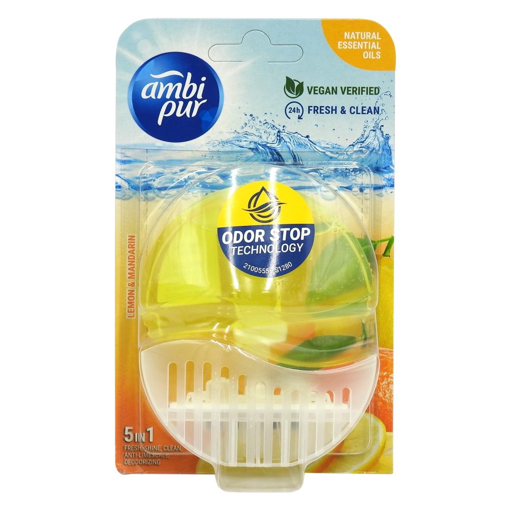 Odorizant WC, Ambi Pur, 5in1 55 ml Lemon Mandarin