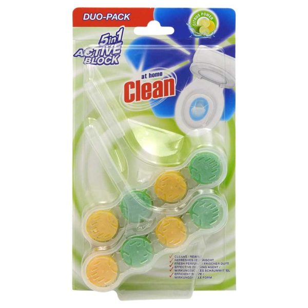 Odorizant WC, At Home Clean, 2 X 45 g Citrus