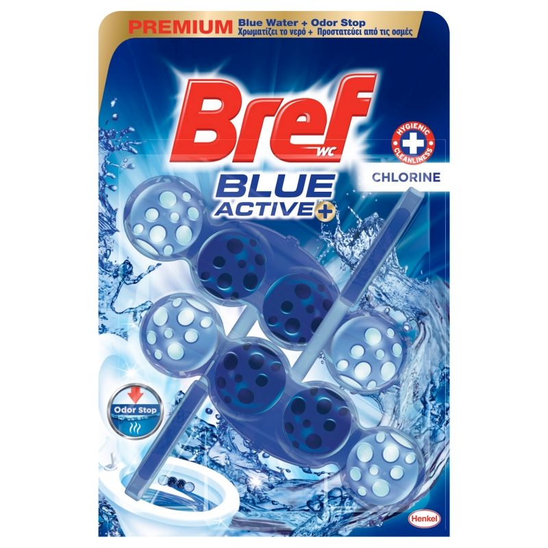 Odorizant WC, Bref, Bile 2 X 50 g Blue Aktiv Chlorine