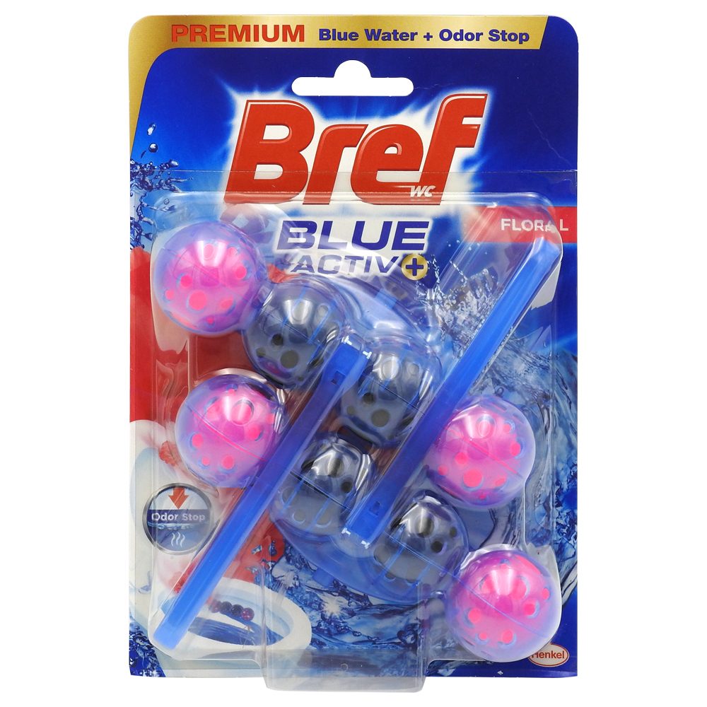 Odorizant WC, Bref, Bile Color Aktiv 2 X 50 g Premium Floral