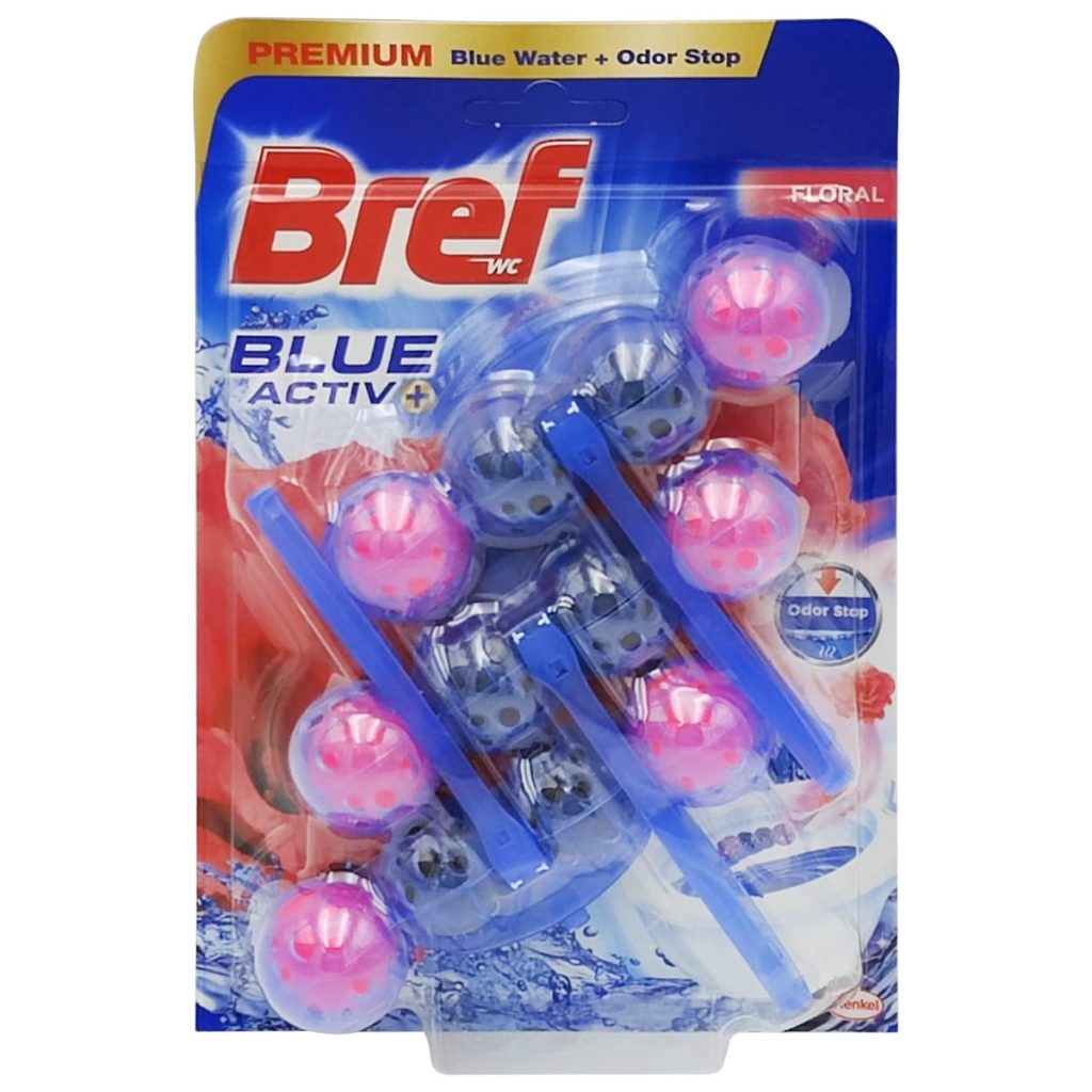 Odorizant WC, Bref, Bile Color Aktiv 3 X 50 g Floral