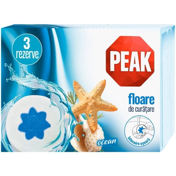 Odorizant WC, Peak, Floare Rezerva 3 X 45 g Ocean