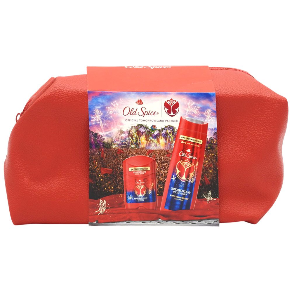 Old Spice Borseta Cadou, Stick50 ml, Gel de Dus 400 ml Tomorrowland