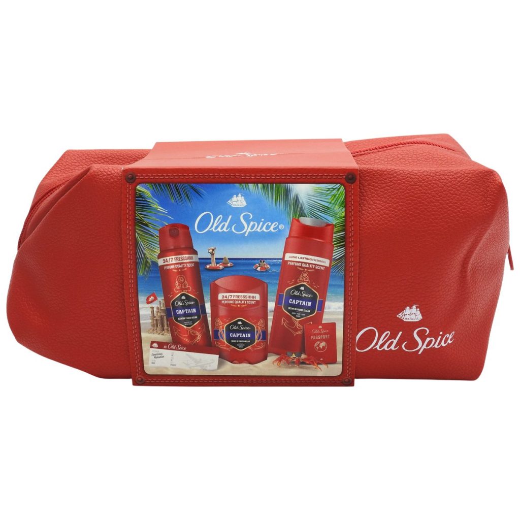 Old Spice Geanta Cadou, Gel de Dus 250, Deo150, Stick50 Captain