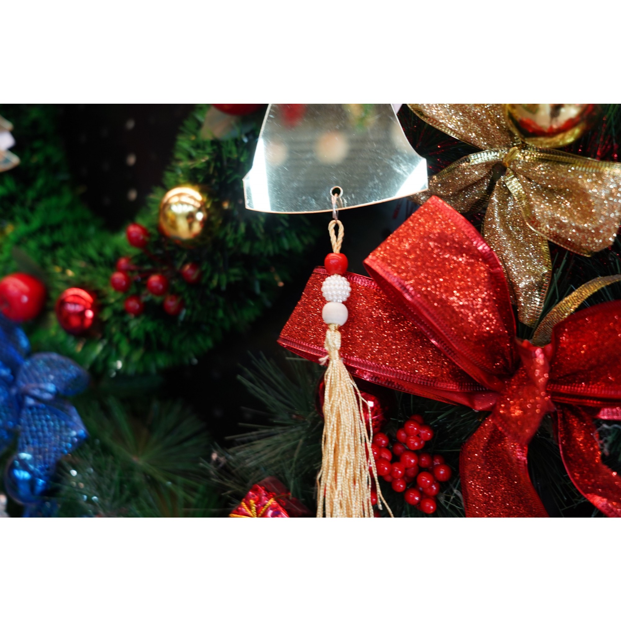 Ornament brad, Flippy, Caciulita, Auriu, Lucios, 8*25CM, Acril, Interior/ Exterior - Image 4