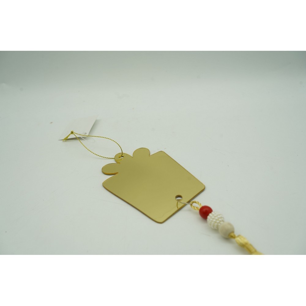 Ornament brad, Flippy, Cadou, Auriu, Lucios, 8*25CM, Acril, Interior/ Exterior - Image 7