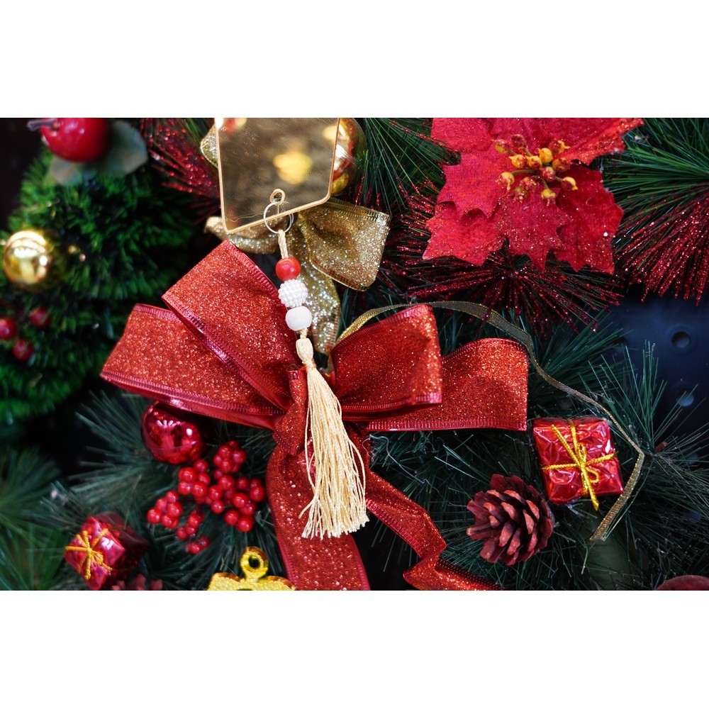 Ornament brad, Flippy, Cadou, Auriu, Lucios, 8*25CM, Acril, Interior/ Exterior - Image 10