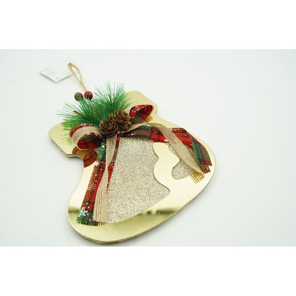 Ornament brad, Flippy, Ciorap, Auriu, Lucios, 17*17CM, Acril, Interior/ Exterior - Image 10