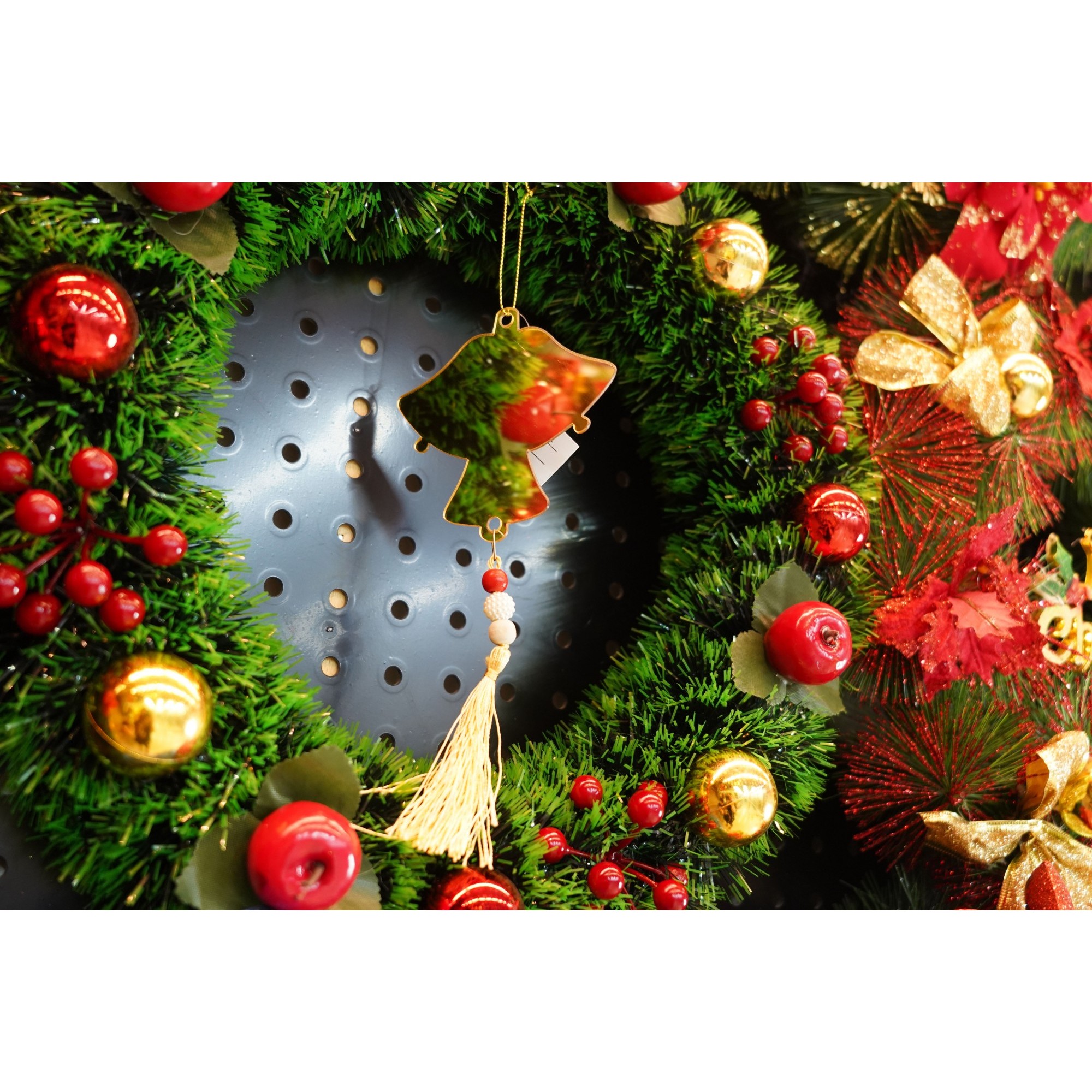 Ornament brad, Flippy, Clopotei, Auriu, Lucios, 10*23CM, Acril, Interior/ Exterior - Image 2