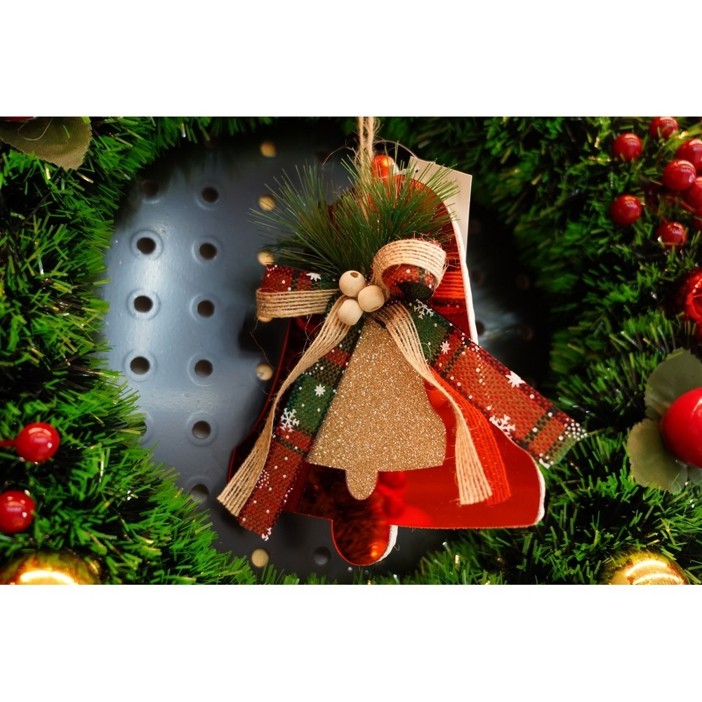 Ornament brad, Flippy, Clopotel, Rosu, Lucios, 14*16CM, Acril, Interior/ Exterior - Image 8